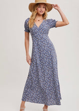 Load image into Gallery viewer, Blue Charming Maxi Dress - Farm Town Floral &amp; Boutique
