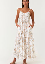 Load image into Gallery viewer, Ivory Coral Maxi Dress - Farm Town Floral &amp; Boutique
