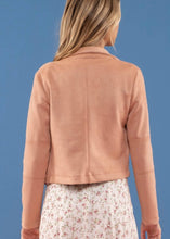Load image into Gallery viewer, Blush Suede Jacket - Farm Town Floral &amp; Boutique
